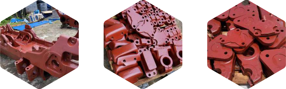 Track Frame Components - Red Series